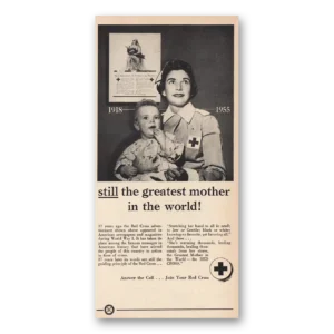 1955 American Red Cross Print Ad | Greatest Mother