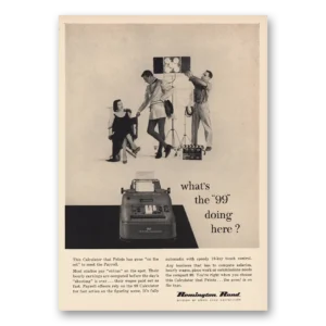 1955 Remington Rand Printing Calculator Print Ad | 99 Doing Here
