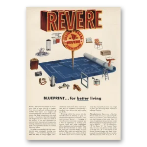 1955 Revere Copper + Brass Print Ad | Blueprint