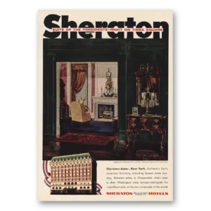 1955 Sheraton Hotels Print Ad | Right On Times Square
