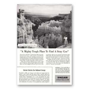 1955 Sinclair Print Ad | National Grange