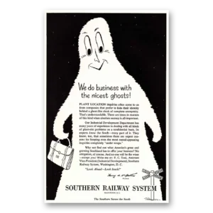 1955 Southern Railway Print Ad | Nicest Ghosts