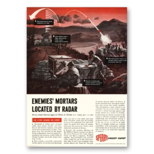 1955 Sperry Radar Print Ad | Located Radar