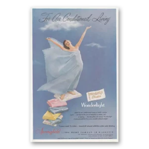 1955 Springfield Blankets Print Ad | Blankets