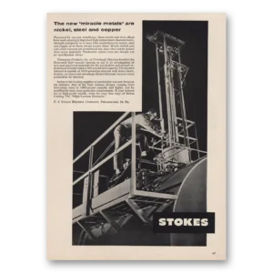 1955 F J Stokes Corporation Print Ad | Miracle Metals