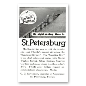 1955 St Petersburg Florida Print Ad | Gone South