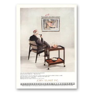 1955 John Stuart Print Ad | Chair Count Bernadotte