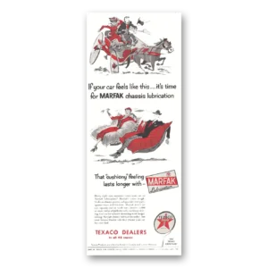 1955 Marfak Lubrication Print Ad | Chassis Lubrication