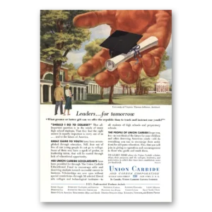 1955 Union Carbide Print Ad | University Virginia