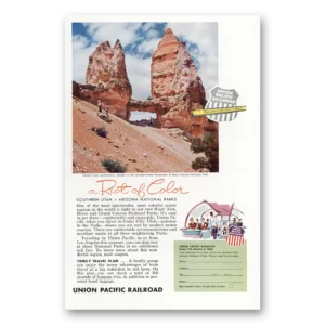 1955 Union Pacific Railroad Print Ad | Riot Color