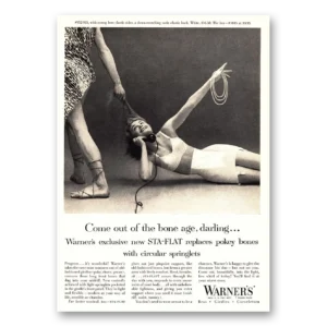 1955 Warners Undergarments Print Ad | Bone Age Darling