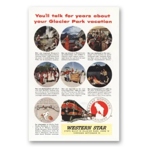 1955 Great Northern Railway Print Ad | Western Star