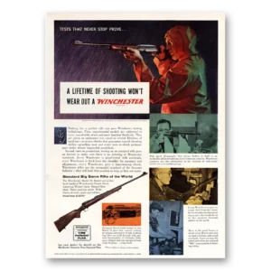 1955 Winchester Repeating Arms Print Ad | Lifetime Shooting