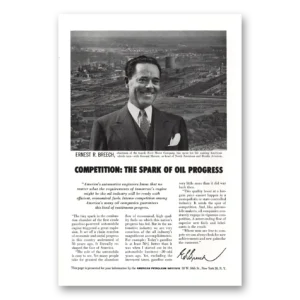 1956 American Petroleum Print Ad | Ernest R Breech