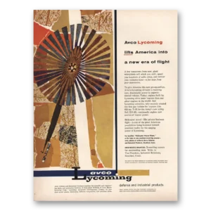 1956 Avco Print Ad | Lycoming