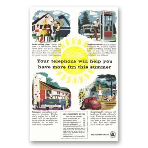 1956 Bell Telephone Print Ad | More Fun