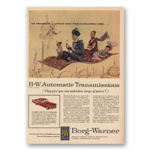 1956 Borg-Warner Print Ad | Flying Carpet