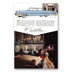 1956 Cadillac Print Ad | Makes Move