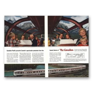 1956 Canadian Pacific Print Ad | Canadian Rockies
