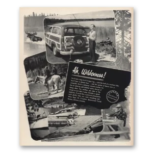 1956 Canada Print Ad | Ah Wilderness