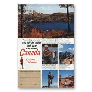 1956 Canada Print Ad | Fresh Water