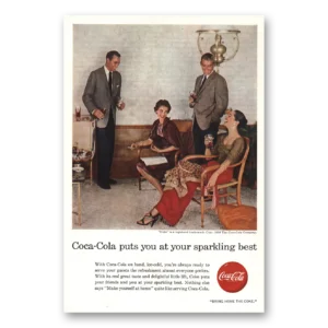 1956 Coca Cola Print Ad | Sparkling Best