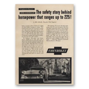1956 Chevrolet Print Ad | Horsepower