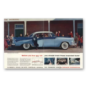 1956 Chrysler Corporation Print Ad | Car School