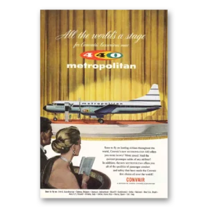 1956 Convair Print Ad | Worlds Stage