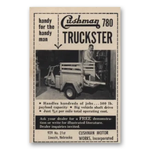 1956 Cushman Truckster Print Ad | Handy Man