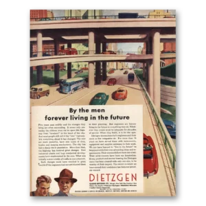 1956 Dietzgen Print Ad | Men Forever