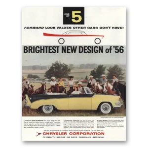 1956 Chrysler Corporation Print Ad | Custom Royal