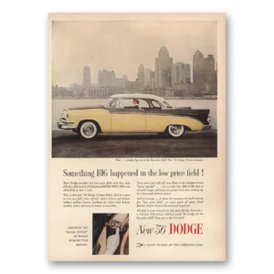 1956 Dodge Coronet Print Ad | King Size Car