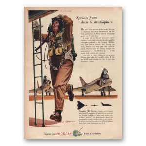 1956 Douglas Skyray Print Ad | F4d