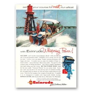 1956 Evinrude Print Ad | Fun Afloat