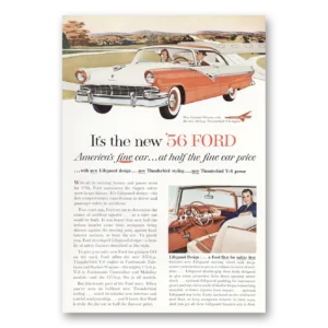 1955 Ford Fairlane Print Ad | Victoria Thunderbird