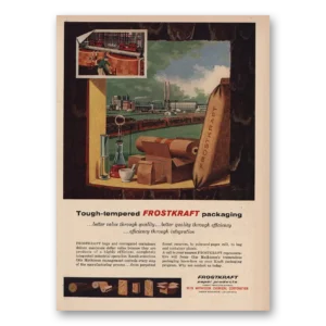 1956 Frostkraft Print Ad | Tough Tempered