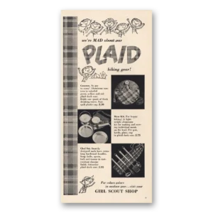 1956 Girl Scout Shop Print Ad | Mad Plaid