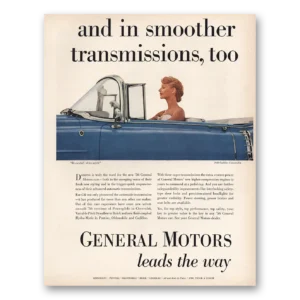 1956 General Motors Print Ad | Transmissions