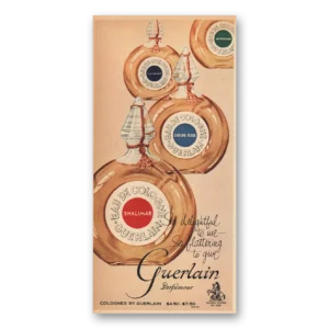 1956 Guerlain Print Ad | Delightful