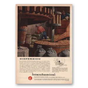 1956 Interchemical Print Ad | Chemical Coatings
