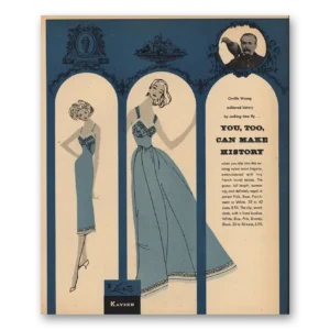 1956 Kayser Hosiery Print Ad | Orville Wrong