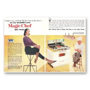 1956 Magic Chef Gas Ranges Print Ad | Imagine Me