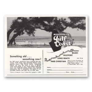 1956 Mississippi Print Ad | Gulf Coast