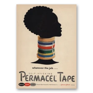 1957 Permacel Tape Print Ad | Permacel Tape Whatever Job