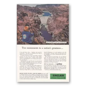 1956 Sinclair Print Ad | Boys Club