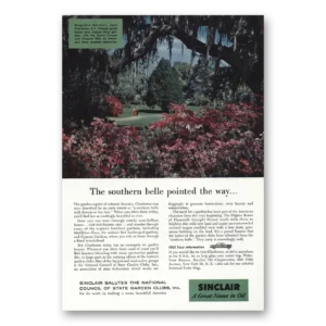1956 Sinclair Print Ad | Southern Belle