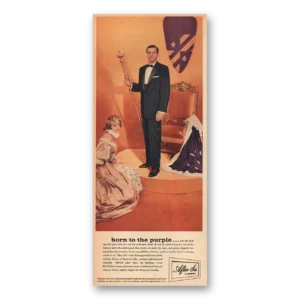 1956 After Six Print Ad | Born Purple