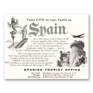 1956 Spain Print Ad | Your Castle