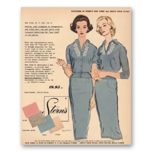1956 Sterns New York Print Ad | Glengarry